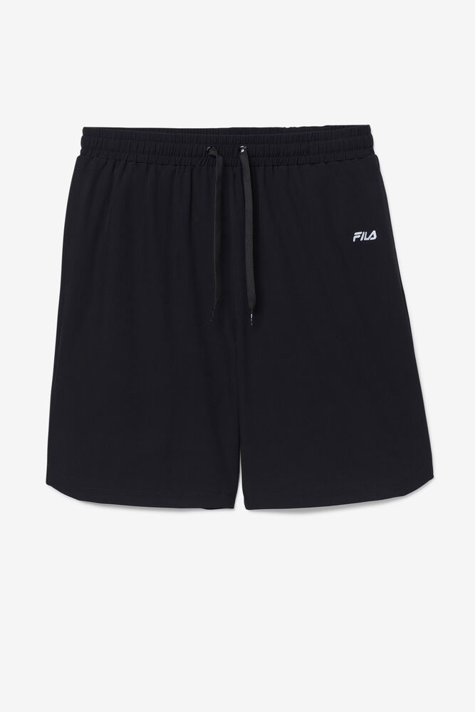 Fila Maaz Black Shorts Mens - NZ 95271-UGCV